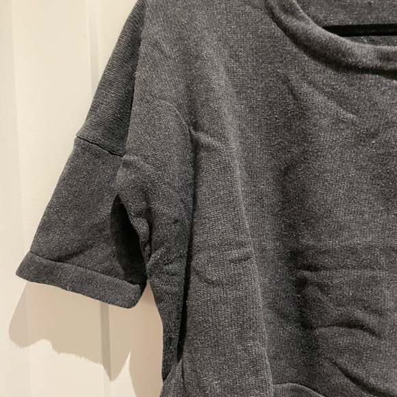 Grey lululemon cropped sweater with 3/4 sleeves - Picture 2 of 4